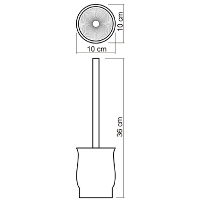 C186 Колба с щеткой (C186) C186 Колба с щеткой (C186)
