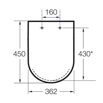 Крышка-сиденье Roca Meridian Supralit (8012A000B)