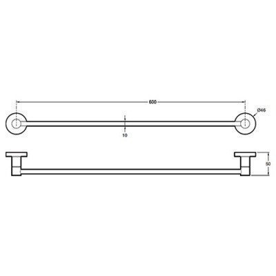 Полотенцедержатель Jacob Delafon - EO CLASSIQUE (E77828-CP)