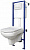 Комплект инсталляция, кнопка и унитаз CERSANIT CITY NEW CLEAN ON (S-SET-CITYC/LPRO/S-DL/In-Wg-w) 