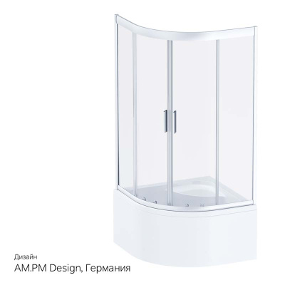 Душевое ограждение 90х90, без поддона AM.PM Gem (W90G-401A090WT)