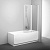 Шторка для ванны Ravak CVS2-100 P белый+транспарент (7QRA0100Z1)