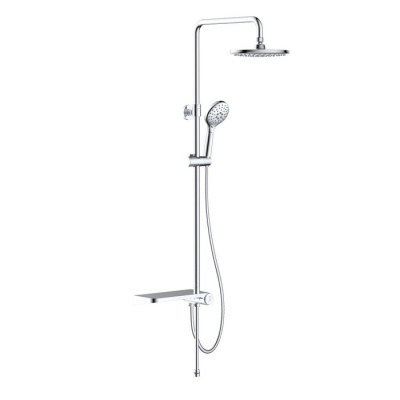Душевой гарнитур с верхней лейкой, хром, Ray, IDDIS (RAYSB3Fi76)