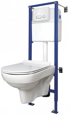 Комплект инсталляция, кнопка и унитаз CERSANIT CITY NEW CLEAN ON (S-SET-CITYC/LPRO/S-DL/In-Wg-w) Комплект инсталляция, кнопка и унитаз CERSANIT CITY NEW CLEAN ON (S-SET-CITYC/LPRO/S-DL/In-Wg-w)
