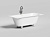 Ванна Salini ORNELLA AXIS KIT 180x80 покраска по RAL снаружи (103521MRH)