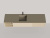 Подвесная тумба Salini Domino 2000, эмаль, для двух встраиваемых раковин, с фрезеровкой (27D120DINF)