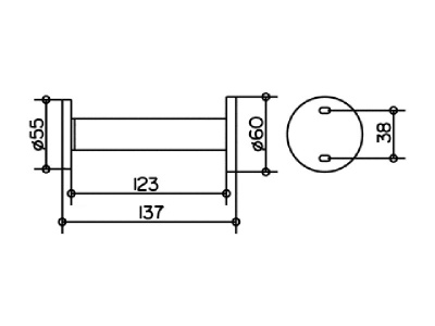 Держатель запасного рулона Keuco Edition 300 (30063010000)