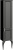 Aqwella LaDonna пенал на ножках, цвет черный (LAD0504BLK) витринный образец
