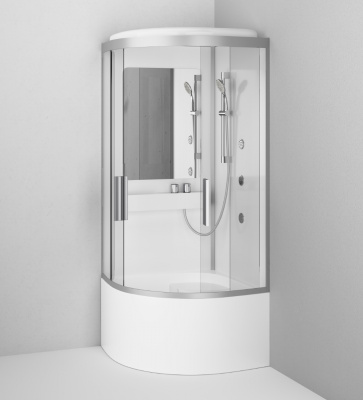 Гидромассажная кабина 90х90, на высоком поддоне AM.PM Like (W80C-019A-090MTA)