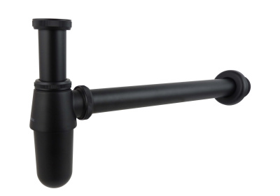 Сифон AQUATEK, матовый черный (AQ6011MB)