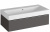 Шкафчик под раковину, 890х240х477 мм, темно-серый, матовый, GEBERIT Icon (841291000) витринный образец