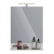Зеркало Lemark ROMANCE 60 см с полкой, цвет: Белый глянец (LM07R60Z)