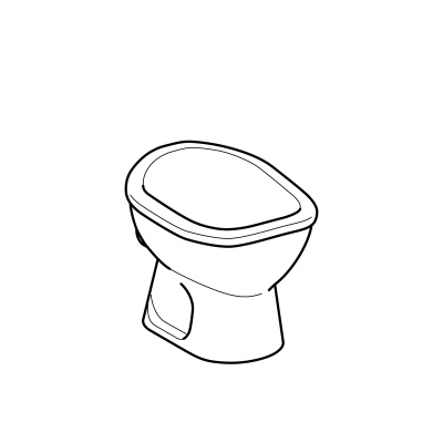 Унитаз напольный для детей Geberit Bambini (211650000)