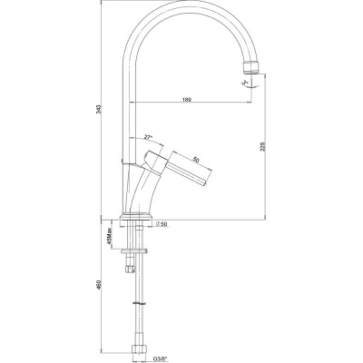 Смеситель для кухни Paini Monterosa (MOCR550)