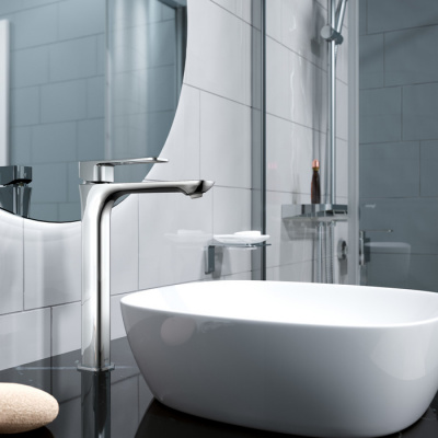 Смеситель для настольного умывальника, Slide, IDDIS (SLISB01i01)