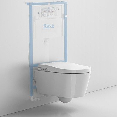 Электронный подвесной унитаз Roca - Inspira In-Wash (803060001)