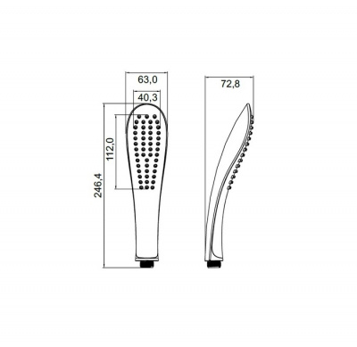 Лейка для душа, 020, IDDIS (0201F00I18)
