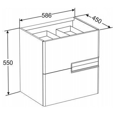 Тумба Roca - Victoria Nord 60 Ice Edition (ZRU9302730)