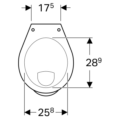 Унитаз напольный для детей Geberit Bambini (211500000)