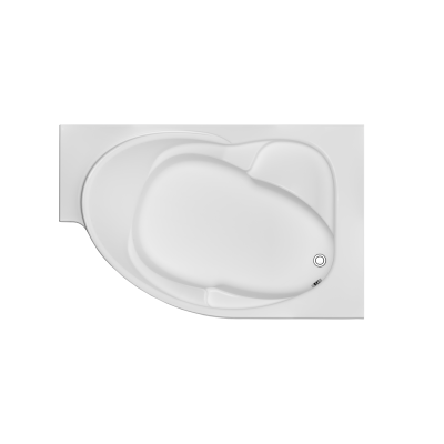 Ванна акриловая 1Marka "ERGONOMIKA" 158-175*110 R (01эрг17511п)