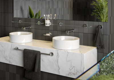 Автоматический настенный кран Nofer для раковины (07263.N) Автоматический настенный кран Nofer для раковины (07263.N)