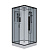 Душ.каб. NG-6902-01GQ BLACK (1000х1000х2100) низкий поддон(16 см) стекло ТОНИРОВАННОЕ, 4 места (69020134GQBLACK)