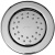 Форсунка круглая боковая, 27 отверстий, с антиизвестковым покрытие, Jacob Delafon WATERTILE (E8013-CP) витринный образец