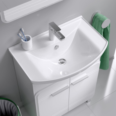 Напольная тумба Aqwella Corsica с двумя дверьми с умывальником (Kor.01.06 Стиль 65) Напольная тумба Aqwella Corsica с двумя дверьми с умывальником (Kor.01.06 Стиль 65)