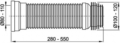 Гофра AlcaPlast (A97) Гофра AlcaPlast (A97)