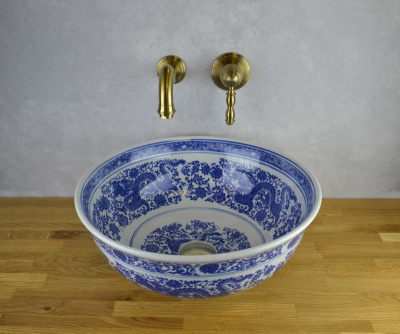 Раковина-чаша Bronze de Luxe Dragons 410х410х140 (6050)