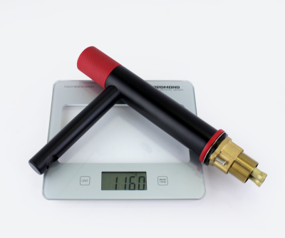 Смеситель низкий AVANTGARDE черный/ красный (2010RH)