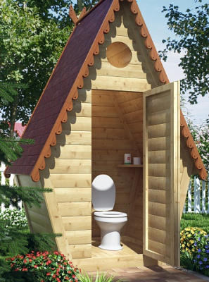 Унитаз Дачный в комплекте с сиденьем (46901100002)