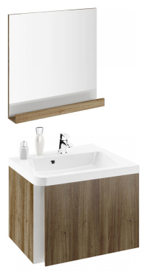 Зеркало Ravak 10° 650 темный орех (X000000853)