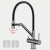 Gappo смеситель для кухни с подключением фильтра питьевой воды. оружейная сталь/чёрный (G4398-89)