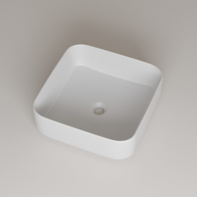 Белый глянцевый умывальник накладной, Bridge, IDDIS (BRIWS04i27)