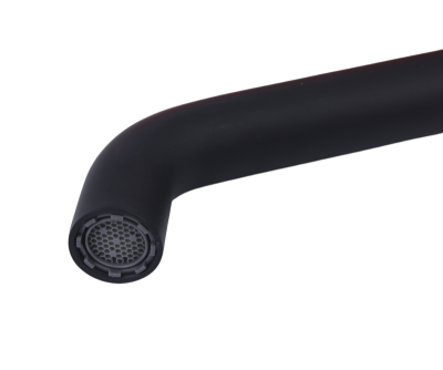 Смеситель настенный FOCUS черный/серый гранит (24686BG)