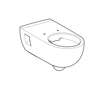 Унитаз подвесной безободковый Geberit Renova Comfort (500.693.01.1)