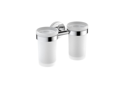 Стакан с держателем двойной AQUATEK ЕВРОПА (AQ4117CR)