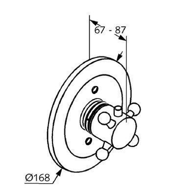 Смеситель для душа  Kludi  -  ADLON (517190520)