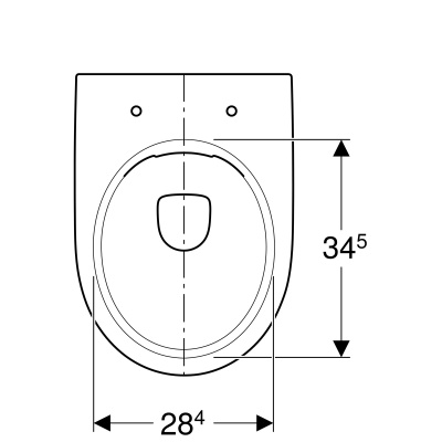 Унитаз напольный безободковый Geberit Renova (500.480.01.2)