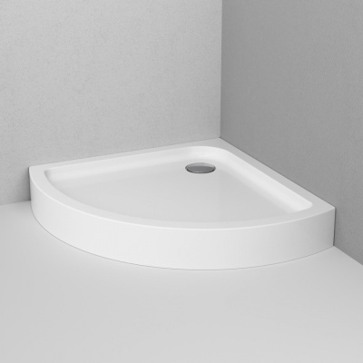 AM.PM Like Solo Slide Поддон для душ. ограждения, 90x90, белый акрил (W83T-315-090W)