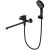 Gappo смеситель для ванны/чёрный/хром (G2203-6)