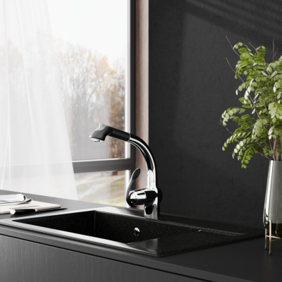 Смеситель для кухни PAINI, хром (CR) (USCR5668YKM)