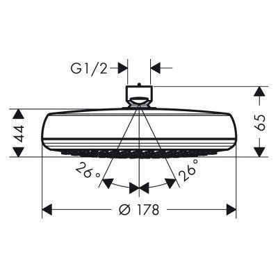 Верхний душ Hansgrohe - Crometta (26577000)
