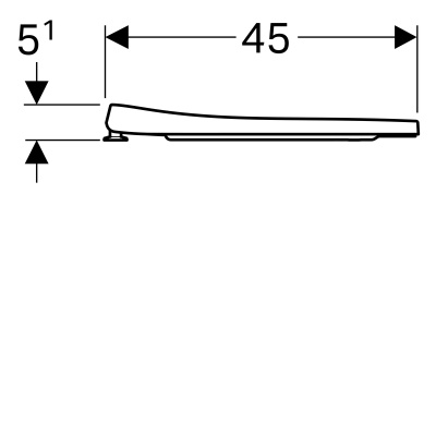Сиденье для унитаза SoftСlose Geberit 
iCon
 (574950000)