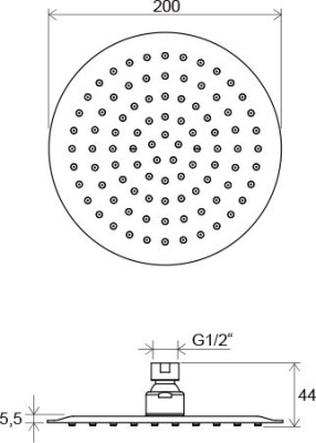 Насадка для душа Ravak 984.01 (X07P335)