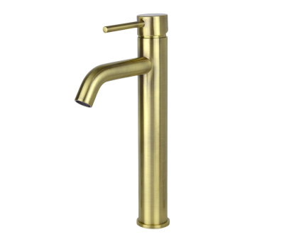 Смеситель на раковину высокий SCANDI бронза (1452BR)