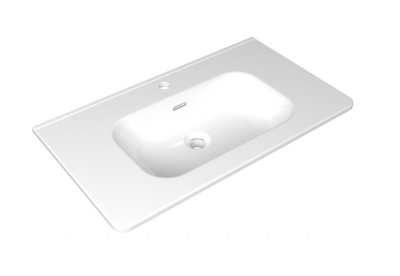 Раковина 1Marka Rondy 81 (810х460х155) керамика мебельная (Ц0000042714)