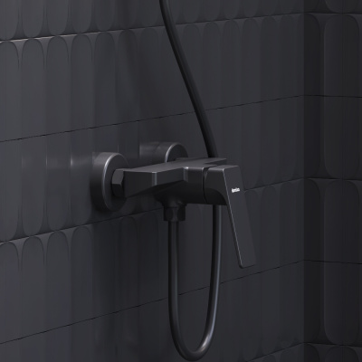 Смеситель для душа Damixa Merkur, чёрный (402000300)