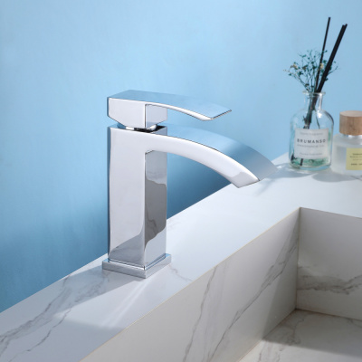 Смеситель ABBER Wasserfall для раковины, хром (AF8610)